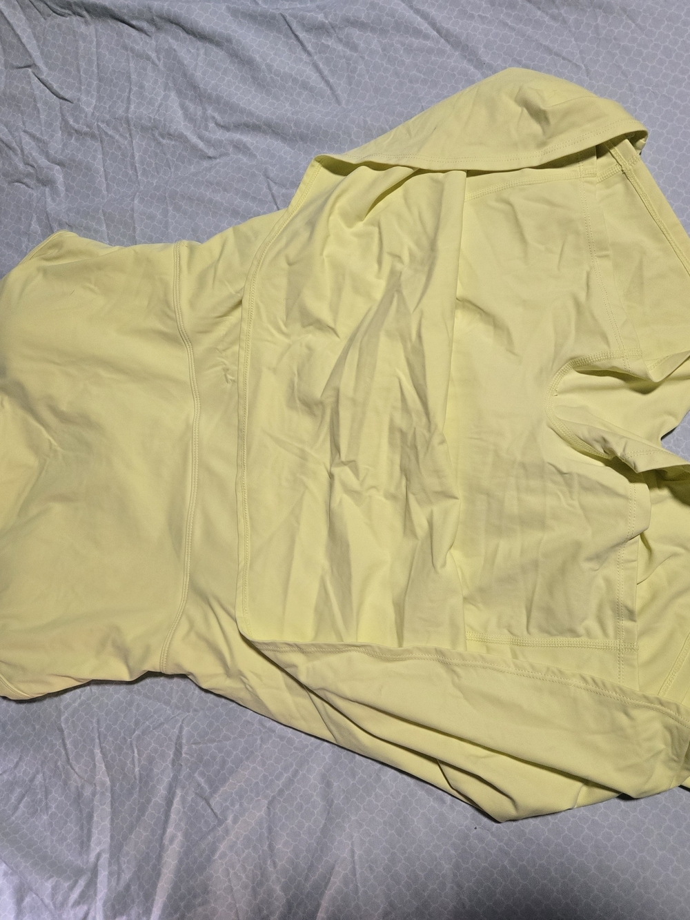 Yellow Women's Athletic Skater Dress with Built-in Shorts - Picture 4 of 5